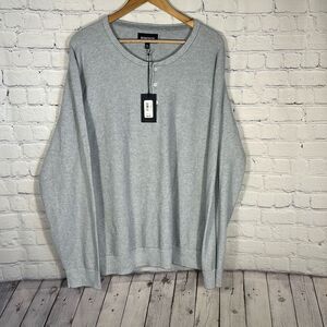 Bonobos‎ Mens Henley Thermal Sweater Waffle Knit size XXL NEW